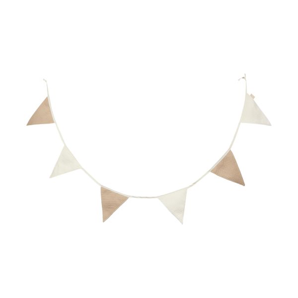 Jollein Vlaggenlijn Biscuit / Ivory 200 x 17 cm Jollein Vlaggenlijn Biscuit / Ivory 200 x 17 cm