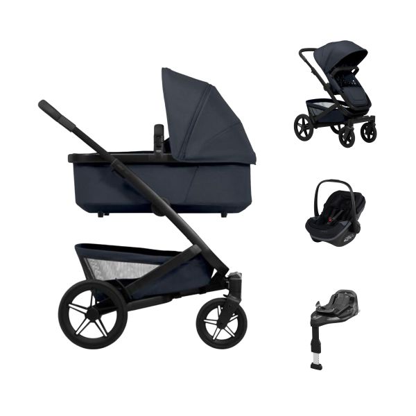 Joolz Geo 5 3-in-1 Kinderwagen Met Base - Dark Navy Blue Joolz Geo 5 3-in-1 Kinderwagen Met Base - Dark Navy Blue