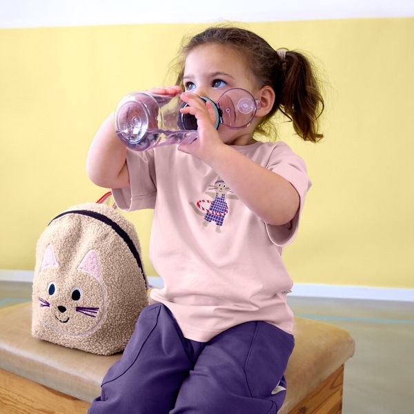 Lässig Kids Rugzak - Team Cat - Beige Lässig Kids Rugzak - Team Cat - Beige