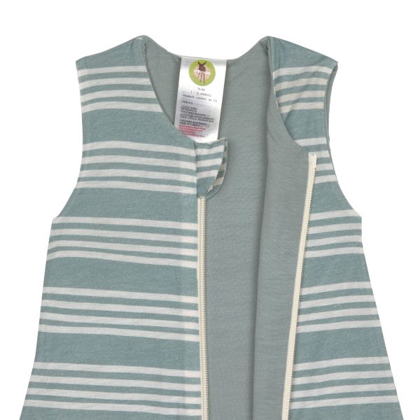 Lässig Zomerslaapzak - Maat 50/56 - Tencel - Striped Granite Green