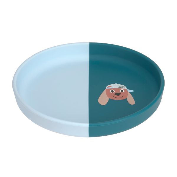 Lässig Tiny Team Dog Bord - Siliconen - Blauw Lässig Tiny Team Dog Bord - Siliconen - Blauw