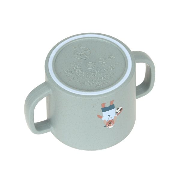 Lässig Tiny Team Dog Tuitbeker - PP/Cellulose - Groen/Blauw 