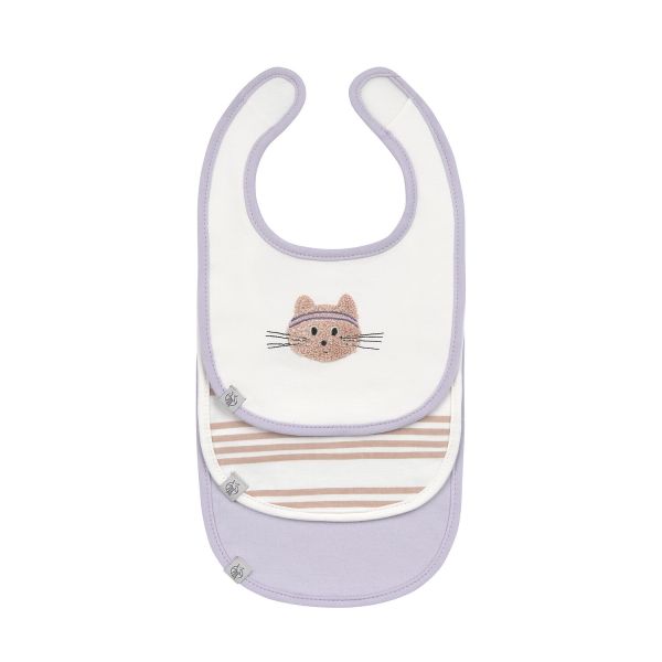 Lässig Tiny Team Cat Newborn Slab – 3 Stuks – Paars Lässig Tiny Team Cat Newborn Slab – 3 Stuks – Paars