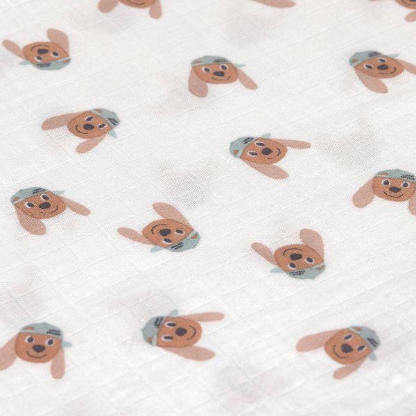 Lässig Swaddle & Burp Multidoek M GOTS Tiny Team Dog – 3 pcs 60 x 60 cm Lässig Swaddle & Burp Multidoek M GOTS Tiny Team Dog – 3 pcs 60 x 60 cm