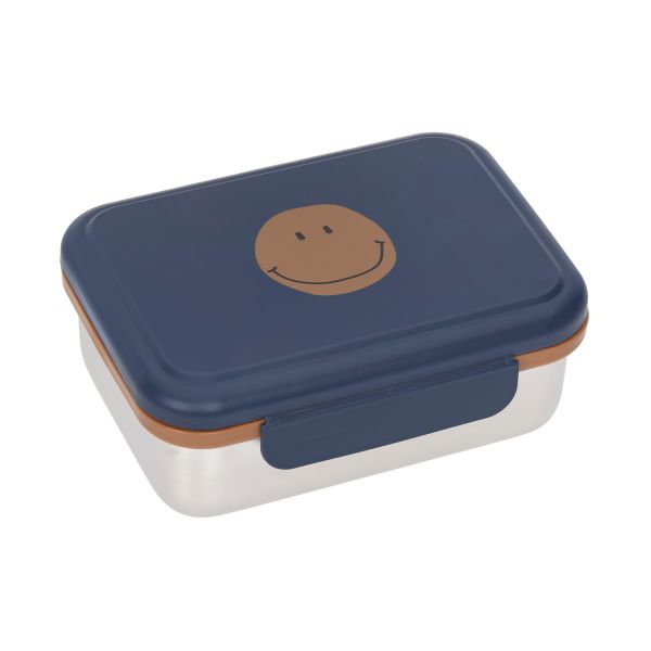 Lässig Lunchbox RVS Little Gang Smile Navy Lässig Lunchbox RVS Little Gang Smile Navy