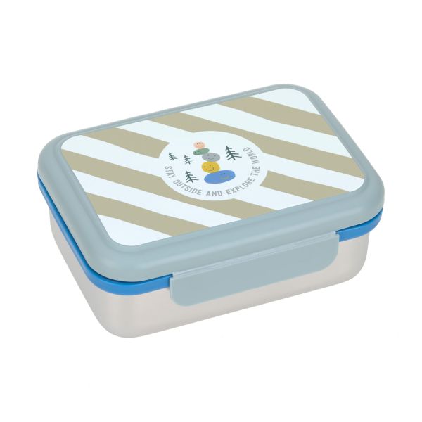 Lässig Lunchbox RVS - Sunny Explorer - Green/Blue Lässig Lunchbox RVS - Sunny Explorer - Green/Blue