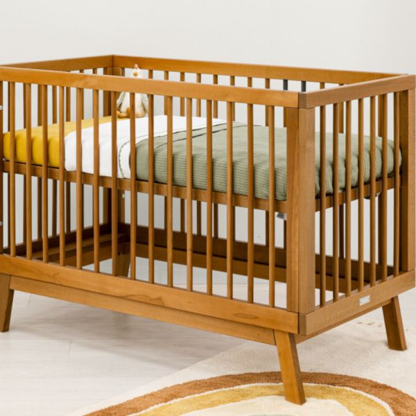 Bopita Ledikant 70 x 140 Incl. Bedbankzijde - Kaleo - Rose Wood Bopita Ledikant 70 x 140 Incl. Bedbankzijde - Kaleo - Rose Wood