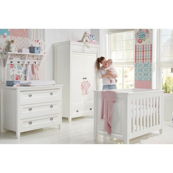 TWF Ledikant 70 x 140 Incl. Juniorzijden - Commode - Hanglegkast Marbella