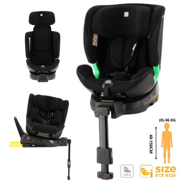 Kidsriver Autostoel Circle Warm Black 40 - 150 cm