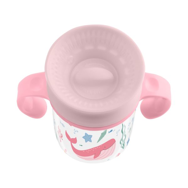 Kikkaboo Diepzee 360 Drinkbeker - 300ml - Roze Kikkaboo Diepzee 360 Drinkbeker - 300ml - Roze