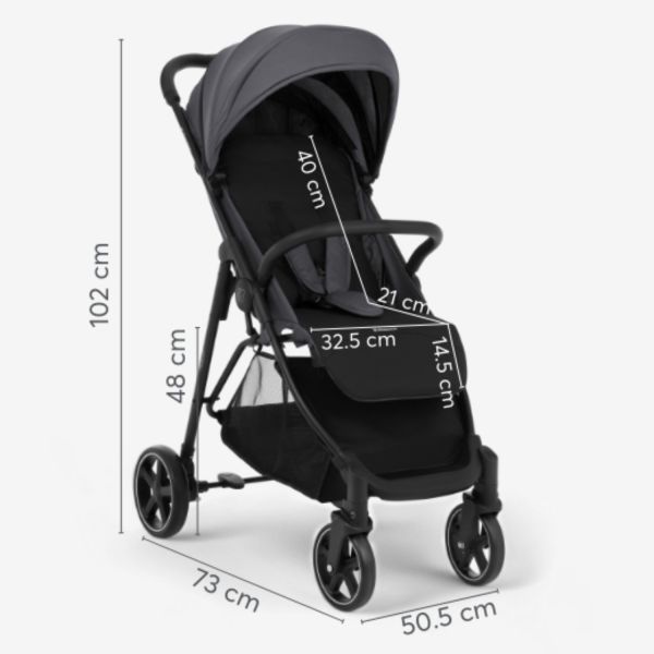 Kikkaboo Alexa Buggy - Zwart Kikkaboo Alexa Buggy - Zwart