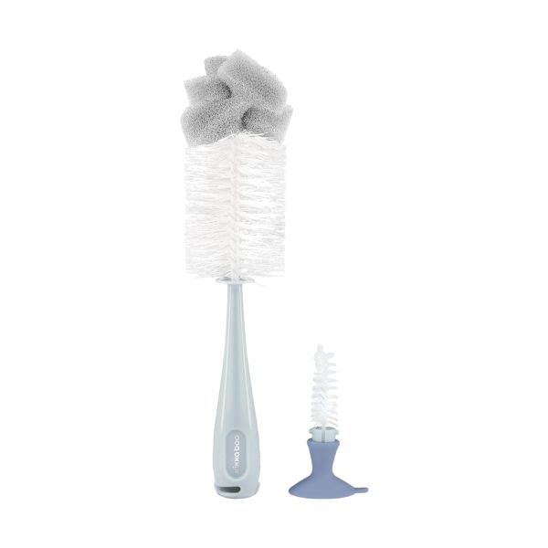 Kikkaboo Flessenborstel 2 in 1 Blauw Kikkaboo Flessenborstel 2 in 1 Blauw