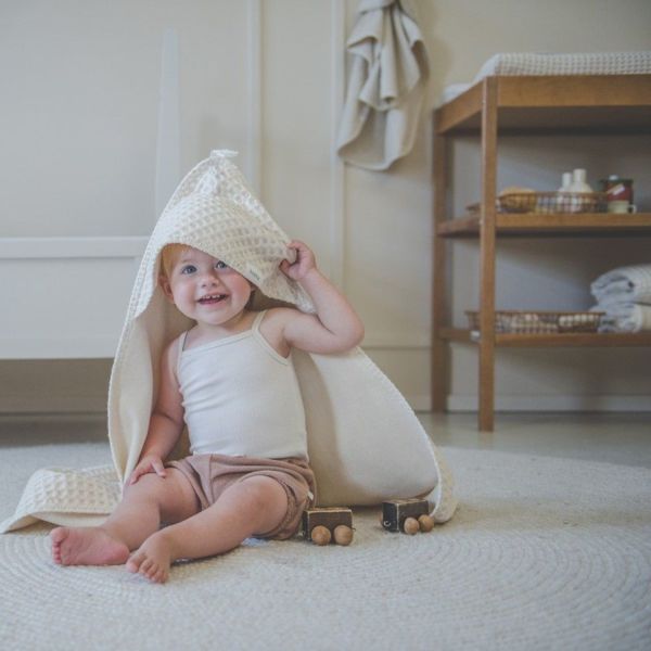 Koeka Omslagdoek Wafel Antwerp Natural Koeka Omslagdoek Wafel Antwerp Natural