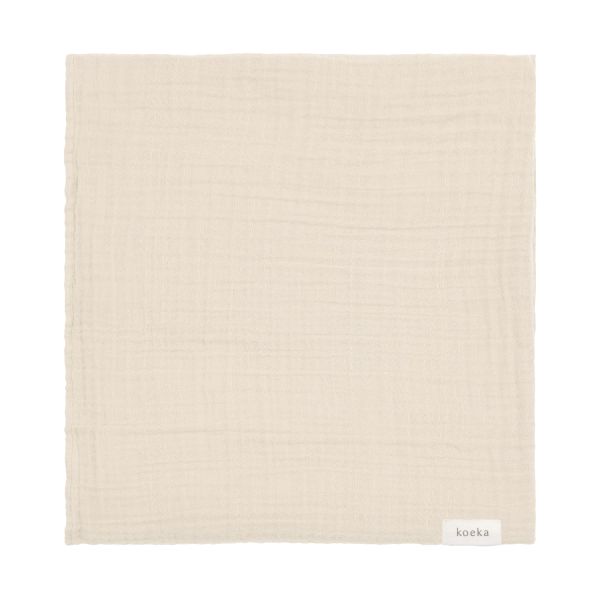 Koeka Faro Swaddle - 75x75 cm - Hydrofiel - Warm White Koeka Faro Swaddle - 75x75 cm - Hydrofiel - Warm White