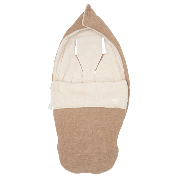 Koeka Rivoli Buggy Voetenzak - Teddy - Caffe