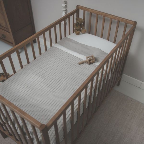 Koeka Ledikantdeken Cotton Fleece Wafel Amsterdam Sand 



