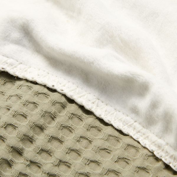 Koeka Wiegdeken Cotton Fleece Wafel Amsterdam Moss 75 x 100 cm Koeka Wiegdeken Cotton Fleece Wafel Amsterdam Moss 75 x 100 cm
