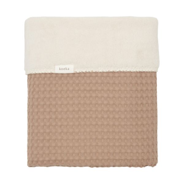 Koeka Ledikantdeken Wafel/Teddy Oslo Caffe 100 x 150 Koeka Ledikantdeken Wafel/Teddy Oslo Caffe 100 x 150