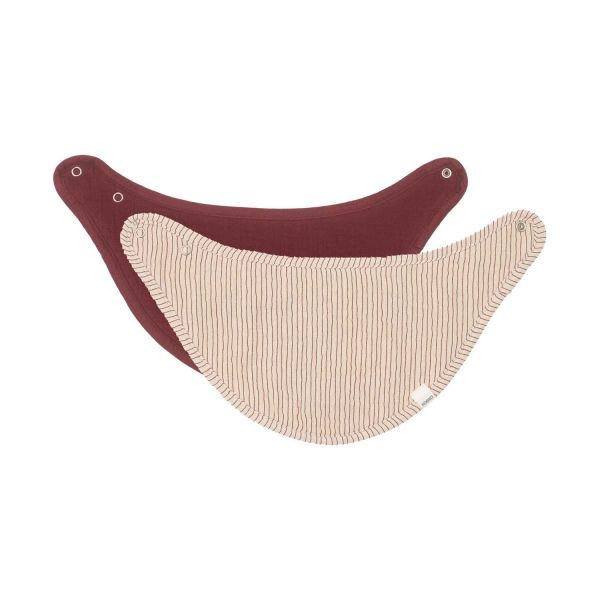 Koeka Whisper Waves Bandana - 2 Stuks - Burgundy Koeka Whisper Waves Bandana - 2 Stuks - Burgundy