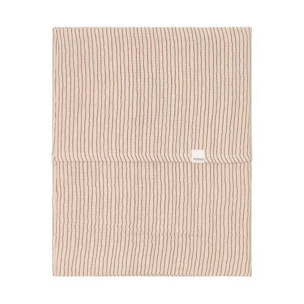 Koeka Whisper Waves Ledikantlaken - 110 x 140 cm - Burgundy