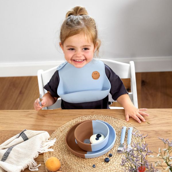 Lässig Happy Rascals Smile Kom - Silicone - Sky Blue