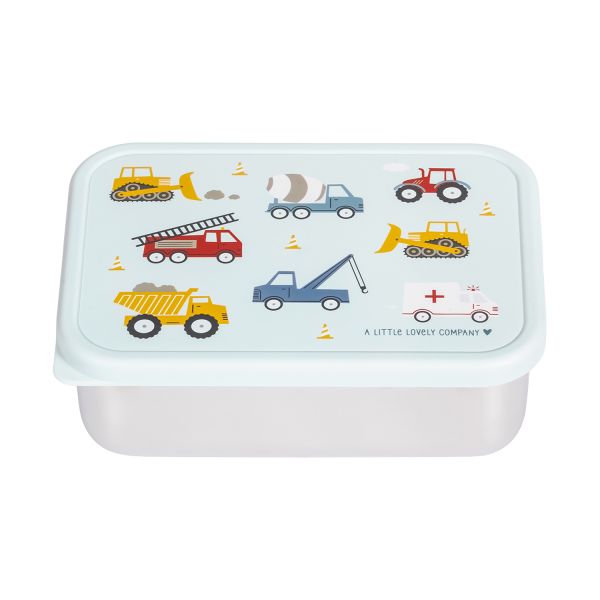 A Little Lovely Company RVS Lunch Box - Vehicles A Little Lovely Company RVS Lunch Box - Vehicles