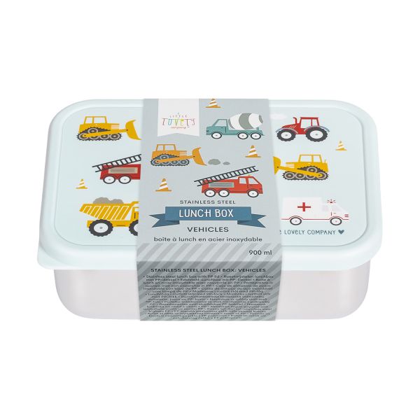 A Little Lovely Company RVS Lunch Box - Vehicles A Little Lovely Company RVS Lunch Box - Vehicles