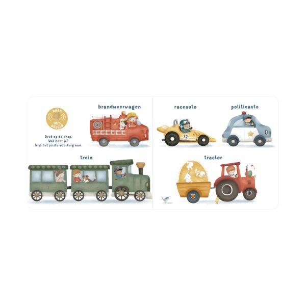 Little Dutch Mijn Geluidenboek - Voertuigen Little Dutch Mijn Geluidenboek - Voertuigen