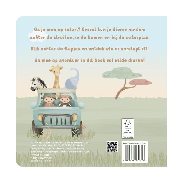Little Dutch Mijn Flapjesboek - Wilde dieren