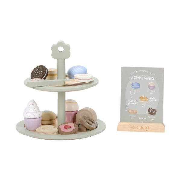 Little Dutch Etagère Met Gebak – Hout Little Dutch Etagère Met Gebak – Hout