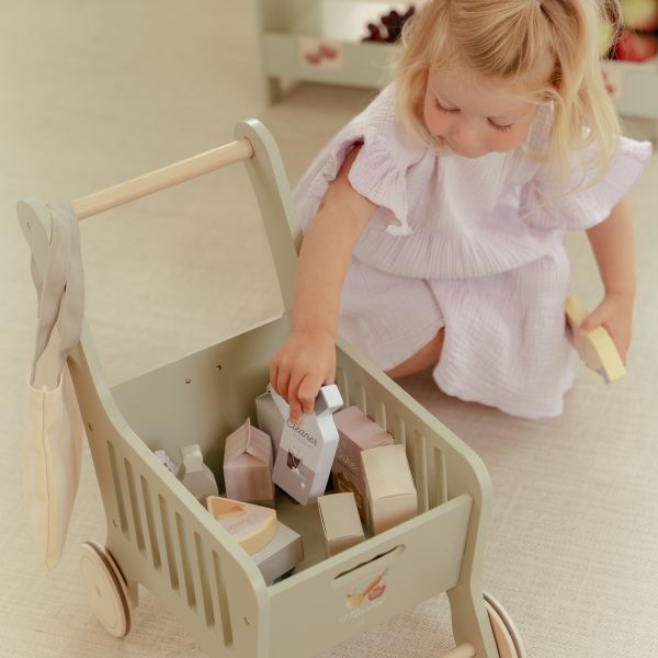 Little Dutch Winkelwagen – Hout Little Dutch Winkelwagen – Hout