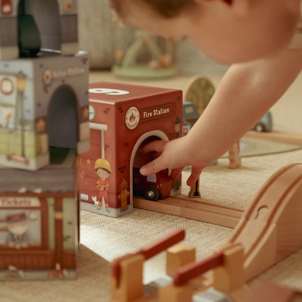 Little Dutch Stapeltoren Inclusief 6 Auto’s – Hout