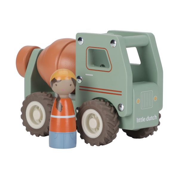 Little Dutch Cementwagen Inclusief Pegdoll – Hout Little Dutch Cementwagen Inclusief Pegdoll – Hout
