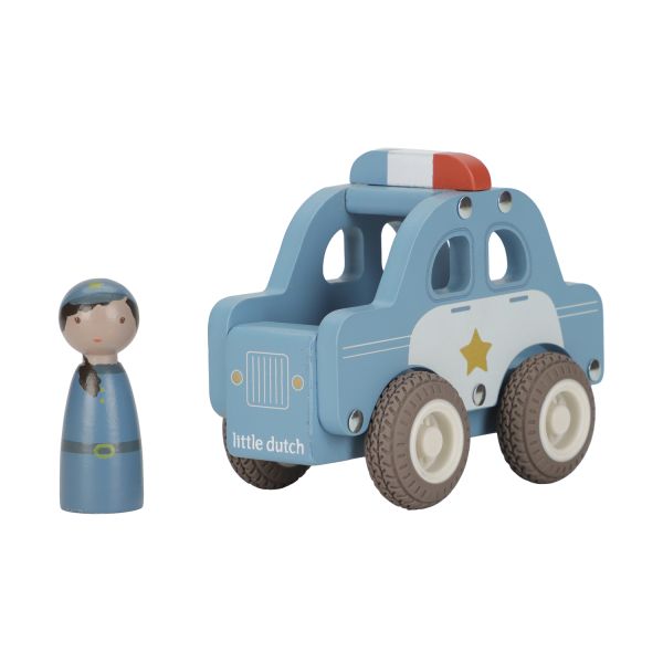 Little Dutch Politiewagen Inclusief Pegdoll – Hout