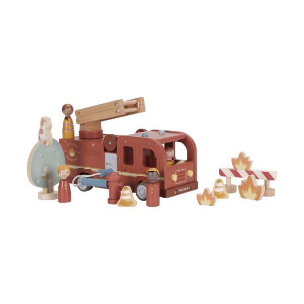 Little Dutch Brandweerwagen Met Pegdolls Little Dutch Brandweerwagen Met Pegdolls