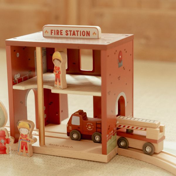 Little Dutch Brandweerstation – Hout Little Dutch Brandweerstation – Hout