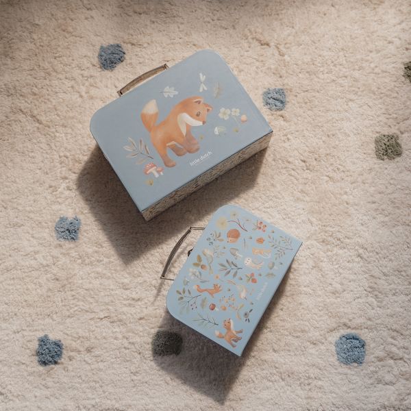 Little Dutch Kofferset Forest Friends blue Little Dutch Kofferset Forest Friends blue