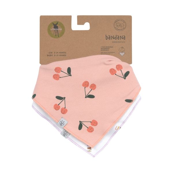 Lässig Bandana Slabbetjes Happy Fruits Cherry Lässig Bandana Slabbetjes Happy Fruits Cherry