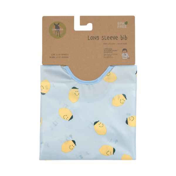 Lässig Slabbetjes met Mouwen Happy Fruits Lemon Lässig Slabbetjes met Mouwen Happy Fruits Lemon