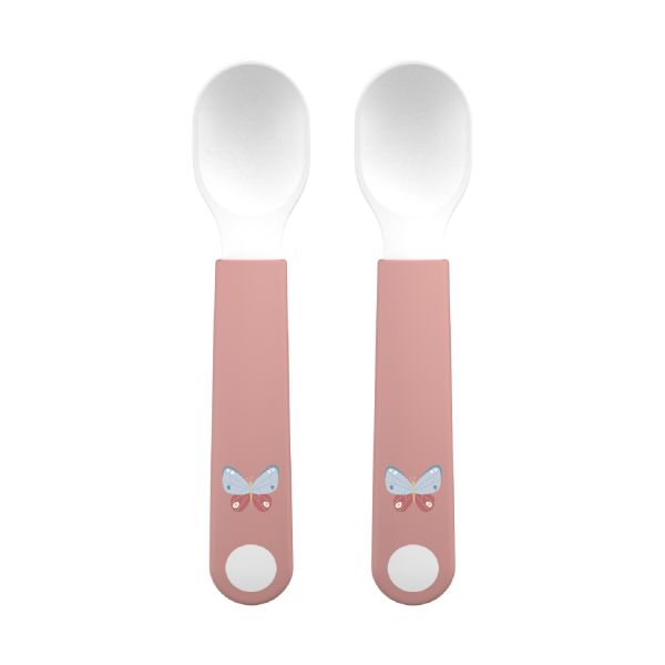 Mepal Oefenlepel Set Mio Flowers & Butterflies 2 stuks