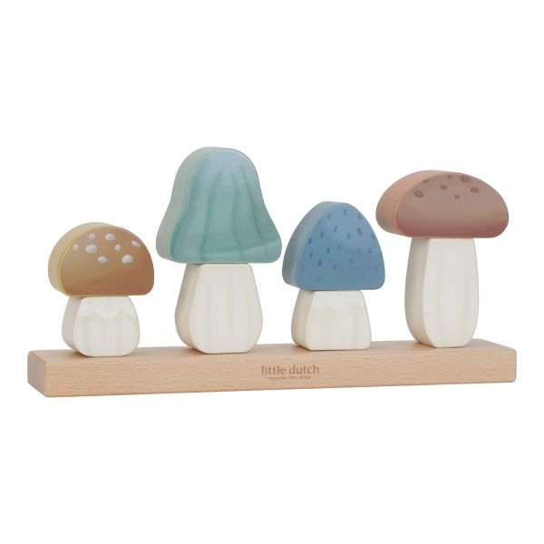Little Dutch Stapelaar Paddenstoelen Forest Friends FSC Little Dutch Stapelaar Paddenstoelen Forest Friends FSC