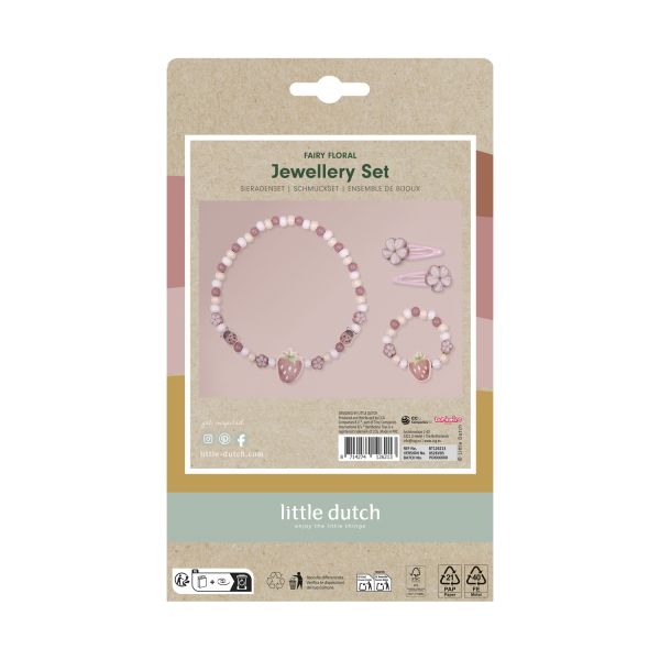 Little Dutch Houten Sieradenset - Strawberry Little Dutch Houten Sieradenset - Strawberry