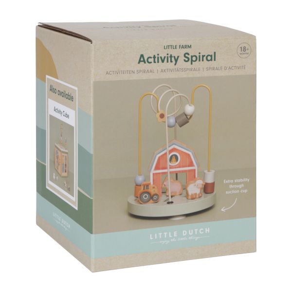Little Dutch Activiteitenspiraal Little Farm FSC Little Dutch Activiteitenspiraal Little Farm FSC