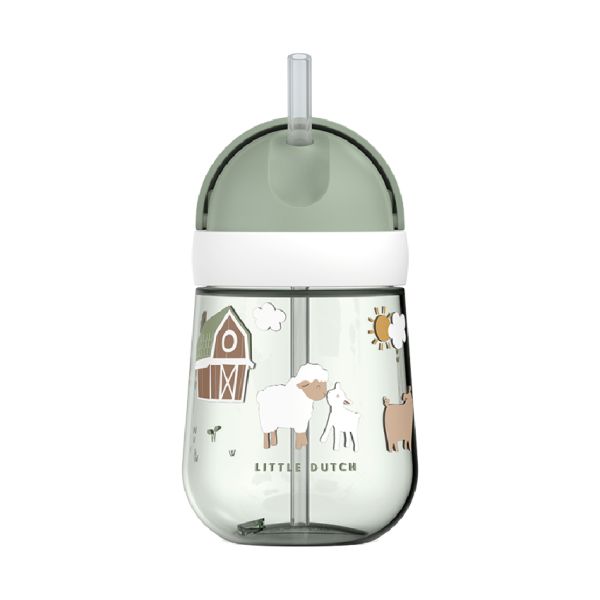 Mepal X Little Dutch Rietjesbeker Mio Little Farm 300ml Mepal X Little Dutch Rietjesbeker Mio Little Farm 300ml