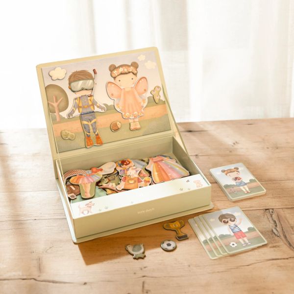 Little Dutch Magnetisch Speelbord - Jim & Rosa Dress-Up