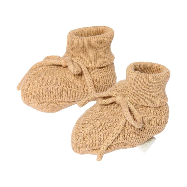 Little Dutch Safari Friends Gebreide Slofjes - Maat 44/56 - Soft Tan Little Dutch Safari Friends Gebreide Slofjes - Maat 44/56 - Soft Tan
