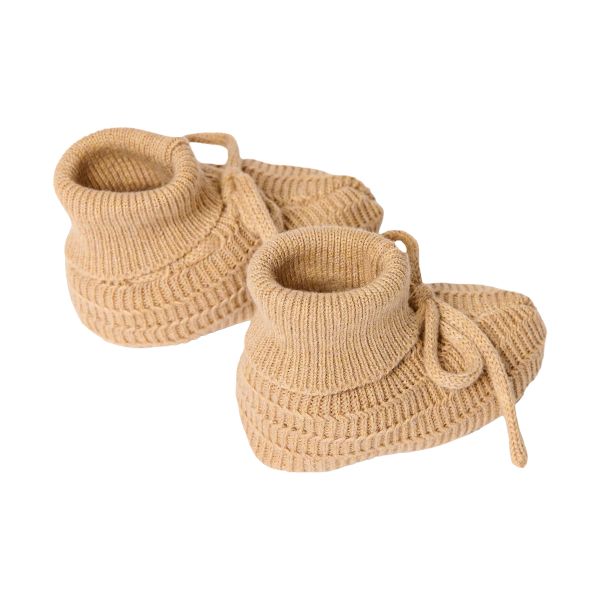 Little Dutch Safari Friends Gebreide Slofjes - Maat 44/56 - Soft Tan Little Dutch Safari Friends Gebreide Slofjes - Maat 44/56 - Soft Tan