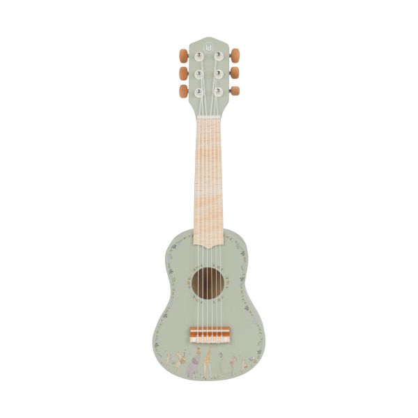 Little Dutch Safari Friends Houten Gitaar - Groen Little Dutch Safari Friends Houten Gitaar - Groen
