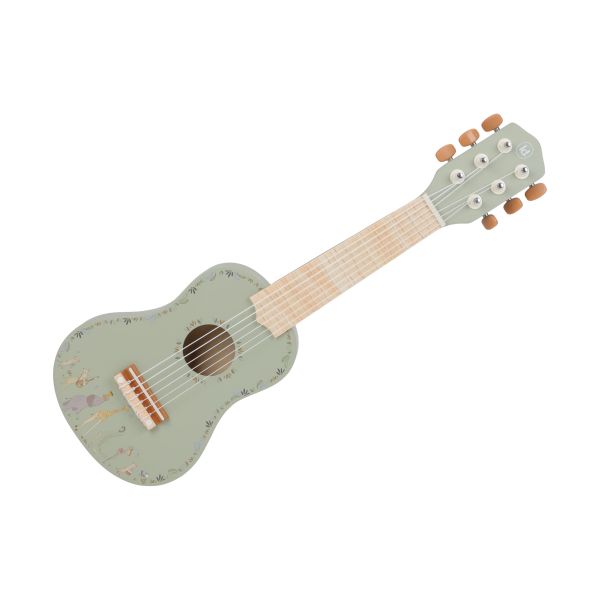Little Dutch Safari Friends Houten Gitaar - Groen Little Dutch Safari Friends Houten Gitaar - Groen