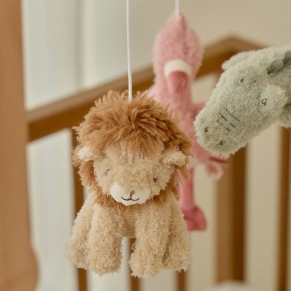 Little Dutch Safari Friends Houten Muziekmobiel Little Dutch Safari Friends Houten Muziekmobiel
